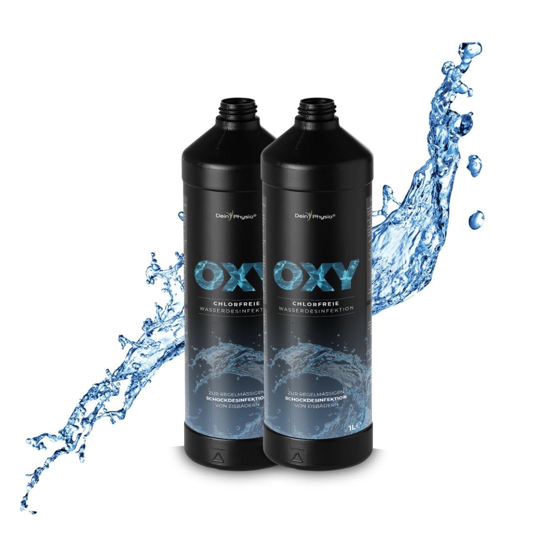 DeinPhysio OXY - Chlorfreie Wasserdesinfektion fürs Eisbad (1l)