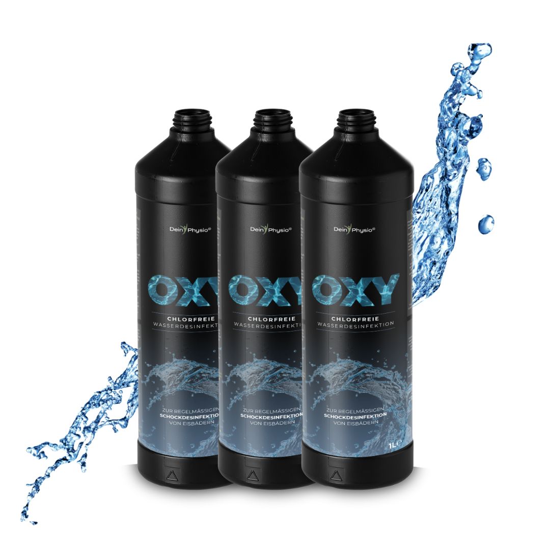 DeinPhysio OXY - Chlorfreie Wasserdesinfektion fürs Eisbad (1l)
