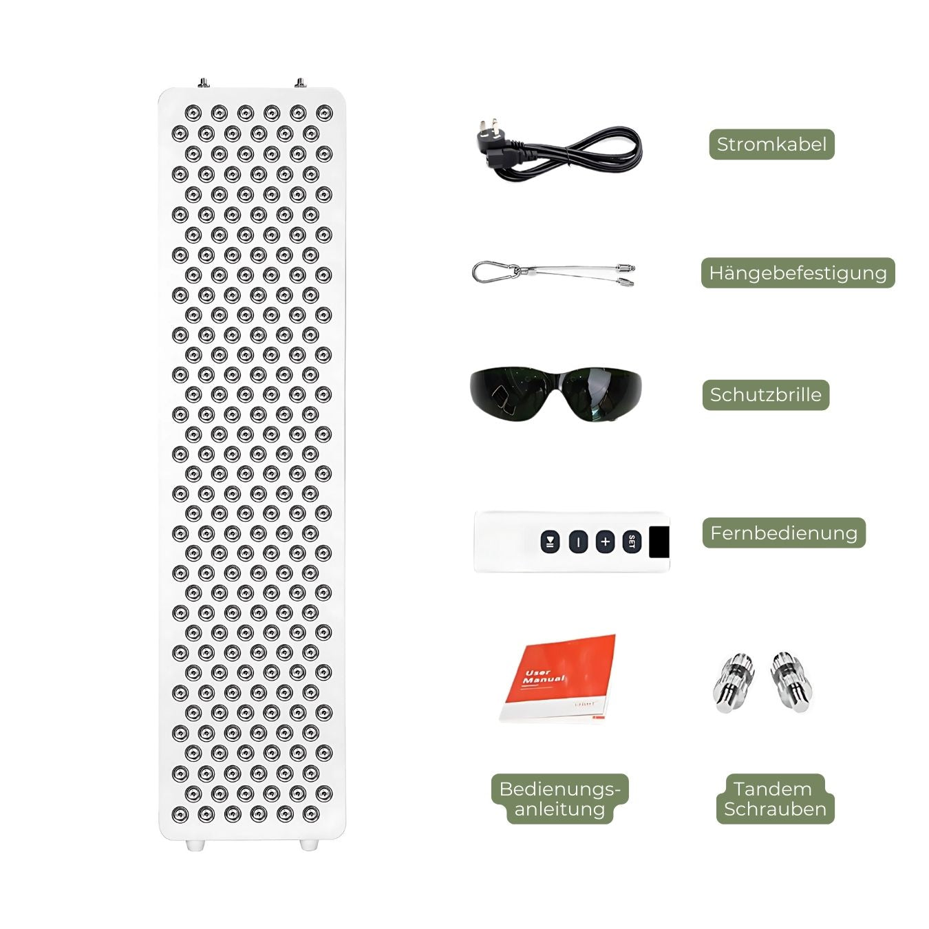 DeinPhysio RED.Max | Rotlicht-Therapie Panel XL