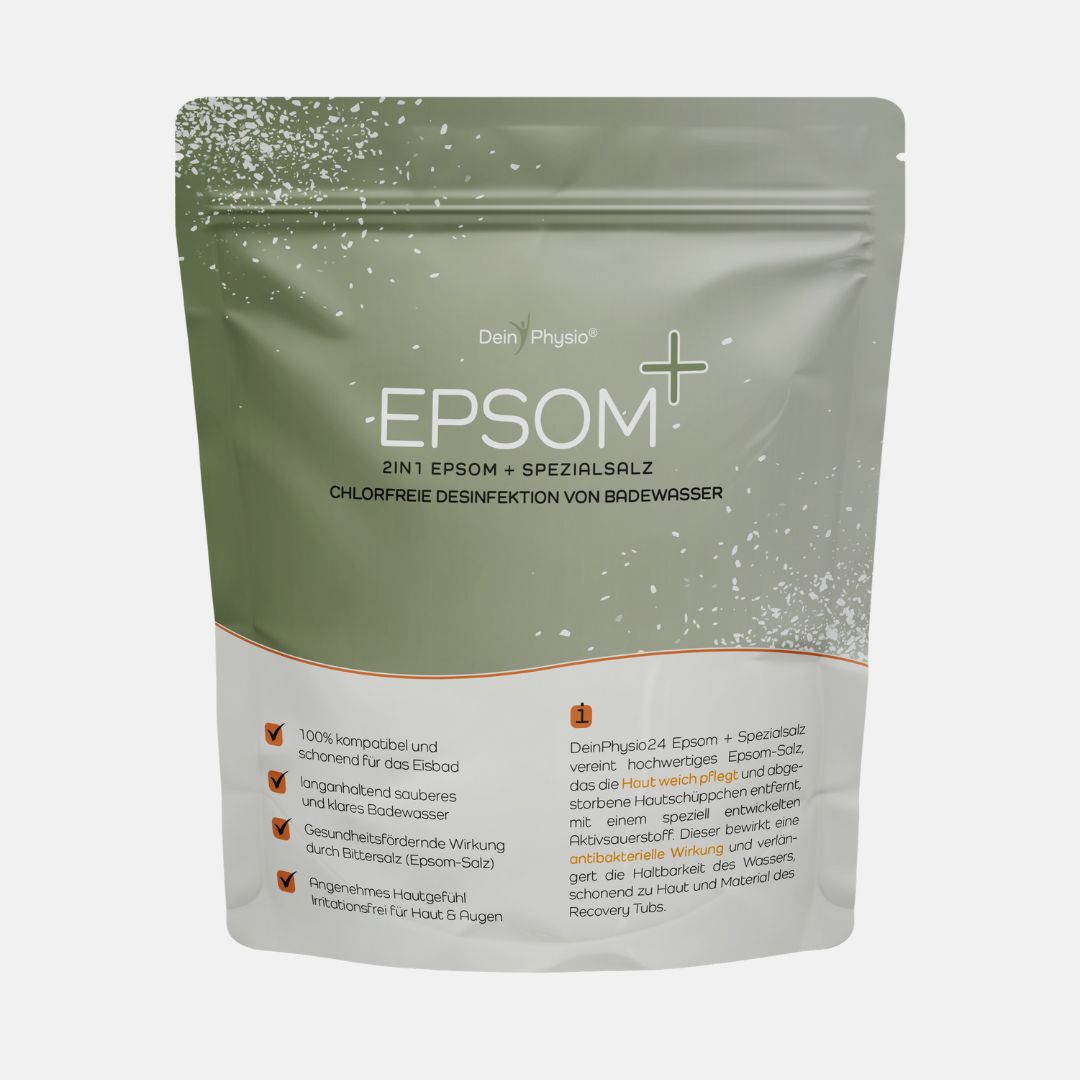 DeinPhysio 2 Monate Epsom+ Eisbad Spezialsalz (800g)