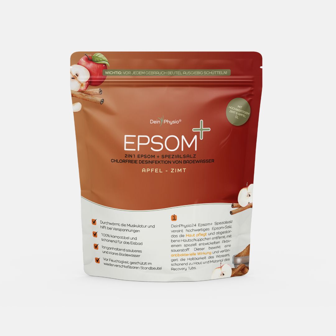 DeinPhysio 2 Monate Epsom+ Eisbad Spezialsalz (800g)