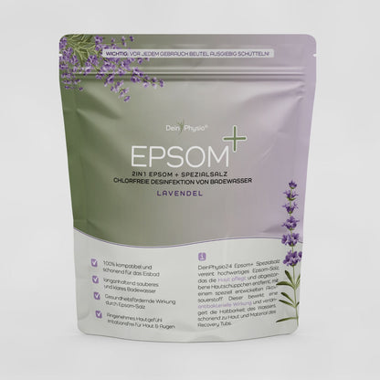 DeinPhysio 2 Monate Epsom+ Eisbad Spezialsalz (800g)