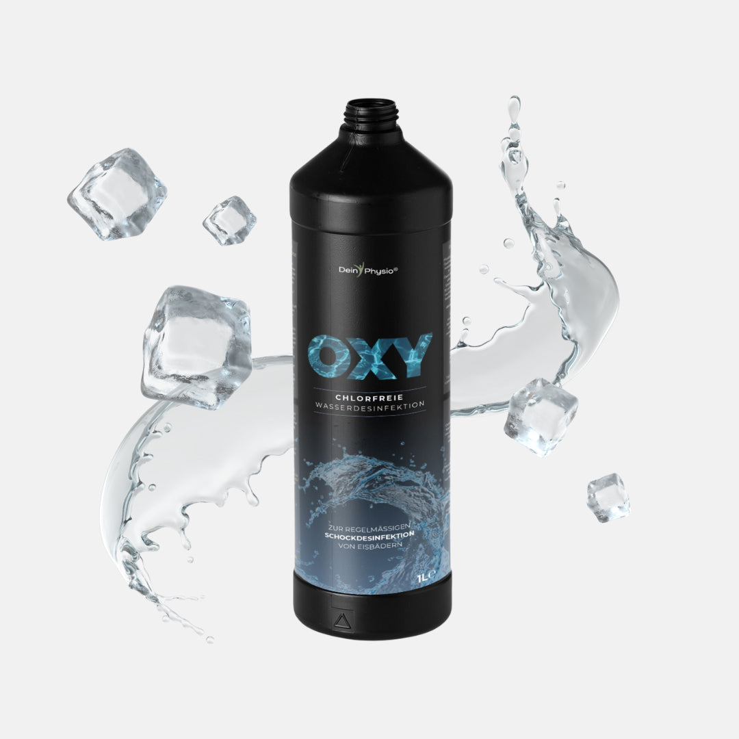 DeinPhysio OXY - Chlorfreie Wasserdesinfektion fürs Eisbad (1l)